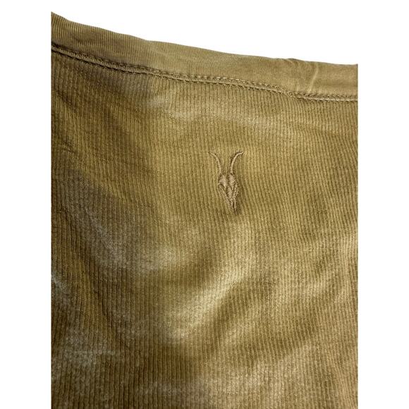 Allsaints Rine cropped tank in‎ pale olive green size 0 - Picture 4 of 5